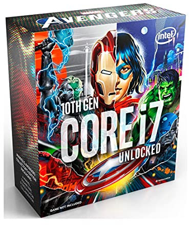 Intel Core i7-10700K Processeur 8 Cœurs avec 3,8 GHz (jusqu'à 5,1 GHz avec Turbo Boost 3.0, processeur LGA1200 125 W (99A5FP)