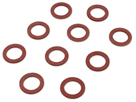 DL-pro 10 x Dichtung Fiberdichtring Fiberring Dichtring 12x18mm für 1/2 Santiäranwendungen