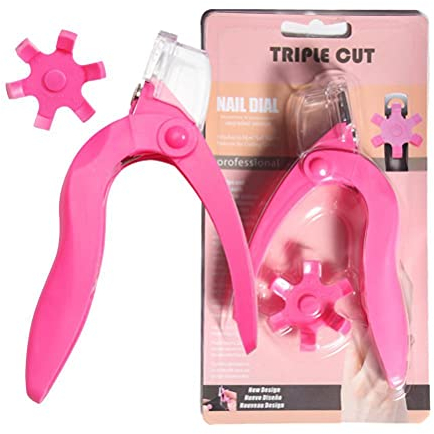 Ghzste False Nail Tip Cutter, Acrylic Fake False Nail Tip Clipper Cutter, Edelstahl-Nagel-Spitzen falsche Nägel Trimmer-Nagel-Kunst-Maniküre-Werkzeuge Nagelknipser