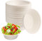 通用 50 Pack Disposable Paper Bowls Sugarcane Bowls Strong Bagasse Bowls Eco-Friendly Biodegradable and Compostable Bowls for Parties 12 Ounces 350ml
