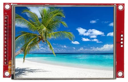 LCD Display Modul 3,2 Zoll Display 240x320 TFT LCD Display Modul 4 Draht SPI TFT LCD Bildschirm mit Kartenkäfig (mit Touch)