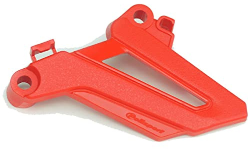 POLISPORT 8486800002 - Kettenradschutz aus leichtem Kunststoff mit hoher Haltbarkeit und Widerstandsfähigkeit compatible con motocicletas HONDA in farbe Rot