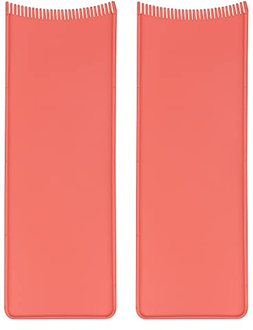 2 Pcs Balayage Highlighting Board Hair Dye Paddle Board Hair Highlighting Tools Hair Colour Board for Balayage Tinting Hairdressing Salon, Orange
