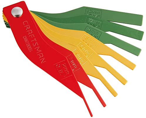 CRAFTSMAN Brake Pad Thickness Gauge, Colored Measuring Tool (CMMT98364)