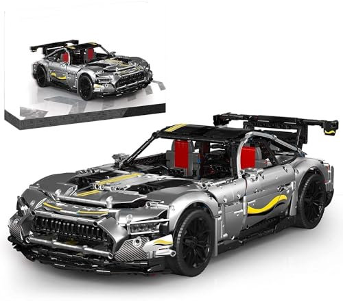 Technik Auto Modellbausatz, 1:8 Groß Auto Modellbausatz, 2872 Teile MOC Klemmbausteine Technik Auto Set, Technik Auto Bausteine Bausatz