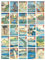 Artery8 50 Pcs Utagawa Hiroshige Japan Aesthetic Collage Kit Japanese Provinces Woodblock Wall Art Prints A6 Set Pack 14.8 x 10.5 cm (5.8 x 4.1) Room Decor Posters