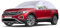 Opaltool Halbgarage für 2017-2023 VW T-ROC, Silberne Maßgeschneidertes Autogarage Softtop Halbabdeckung mit Verstellbaren Haken und Ohrkappen