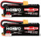 2S LiPo Akku 7,4V 5200mAh 80C RC Akkus Hartschalenkoffer mit XT60 Stecker Ersatzakku HOOVO für RC Car Truck Heli Flugzeug Rock Crawler Flugzeug Hubschrauber Truck Boot (2PCS)