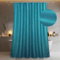 Duschvorhang Blau Grün Badezimmer Vorhang: Türkis Aqua Glitzer Funkeln Bling Stoff Anti Schimmel Waschbar Wasserabweisend Badevorhang - Luxus Fancy Glam Metallisch Shower Curtain - 183x183 cm