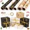 Geschenkpapier Weihnachten, Geschenkpapier 6 Rolle, Weihnachtsgeschenkpapier mit Farbband, Geschenkpapier Weihnachten Kinder, Geschenkpapier Rolle, Weihnachtspapier Geschenkpapier, 43 x 300cm/Rolle