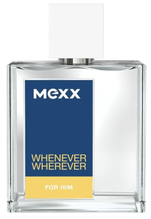 MEXX Whenever Wherever Wherever Eau de Toilette für Männer, perfekt für jeden Anlass, Fougère Zitrusduft, frischer Duft, 50 ml