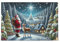 SZTVECFW Puzzles DIY Geschenk Puzzles Herausforderungspuzzle for Erwachsene(Santa Reindeer Christmas Night)