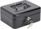 Best House | Metal Money Coin Box with 2 Keys | Petty Cash Box | 8 Inch | BLACK | Pack of 1 | Lockable Portable with Removable Change Tray for Kids Home Office, and Events
