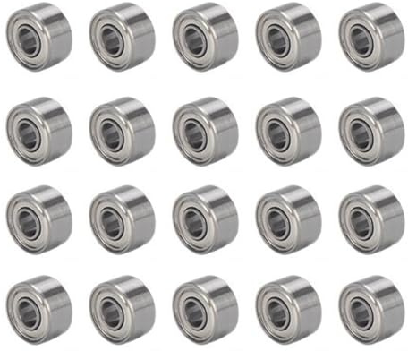 20x 693ZZ Miniatur-Kugellager 3x8x4mm – Präzisionslager aus Stahl, doppelt abgedichtet für Modellbau, 3D-Drucker, Elektromotoren, Drohnen & Hobbyprojekte