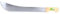 Machete 450mm - utensile da taglio in acciaio resistente, manico ergonomico, ideale per giardinaggio e lavori sul campo. *