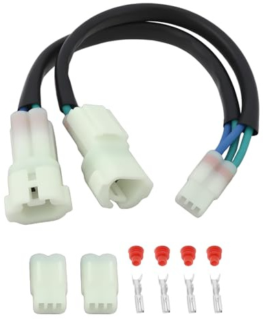 EMSea Répartiteur USB Auxiliaire en Y pour Moto Compatible avec Triumph Trident 660 20 Cm
