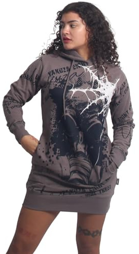 Yakuza Damen Respirator V03 Hoodie Kleid