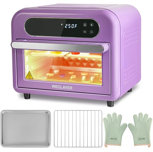WECLAYER Forno in argilla polimerica da 12 l con preriscaldamento rapido, temperatura e tempo precisi, 13QT/12L 120V 1200W forno elettrico grande capacità per cuocere argilla, strumenti in argilla