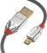 Lindy 5m USB 2.0 Type A to Micro-B Cable, Cromo Line