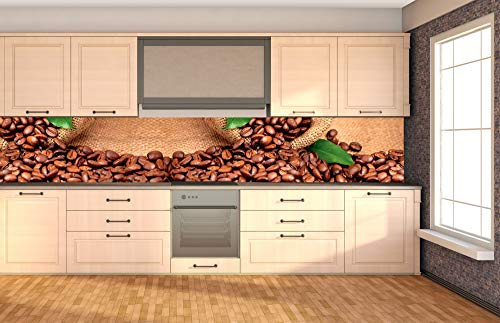 Dimex Küchenrückwand Folie selbstklebend KAFFE | Klebefolie - Dekofolie - Spritzschutz für Küche | Made in EU - 350 cm x 60 cm