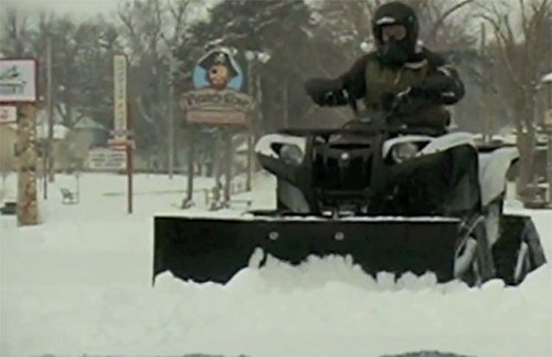 Schneeschild für Raupenantrieb ATV 152cm breit