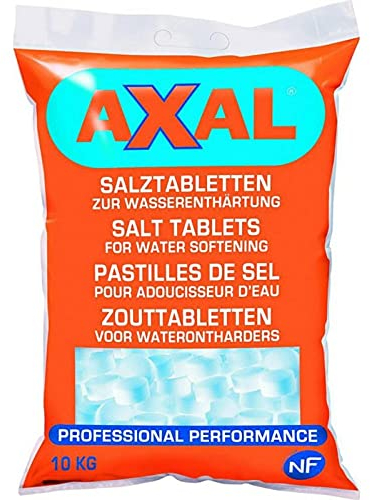 Axal Pastilles De Sel pour Adoucisseur d?Eau N°1 des Ventes 10Kg (Lot de 6