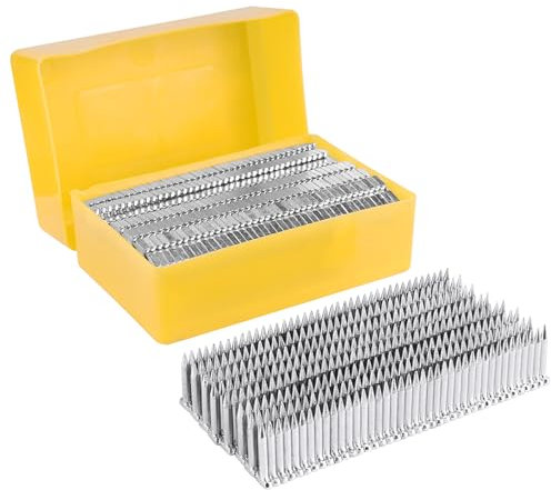 KIMSING ST18 Concrete Nails, 14 Gauge 18mm, Galvanized, 800PCS/BOX, Concrete T Nails for Air Power Heavy Duty Pneumatic Concrete Nailer, Concrete T Nail Gun