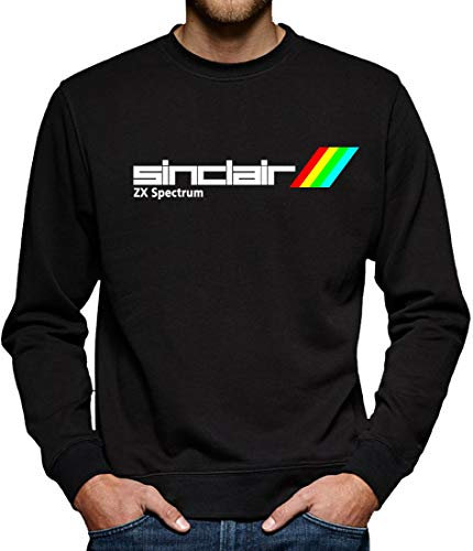 Sinclair ZX Spectrum Sweatshirt Pullover Herren XXXXL Schwarz