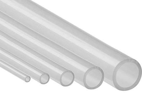 sarian Silikonschlauch Meterware Industriequalität -60°C bis 200°C Schlauch transluzent Innendurchmesser x Außendurchmesser,viele Größen, 1 Stück = 1 Meter