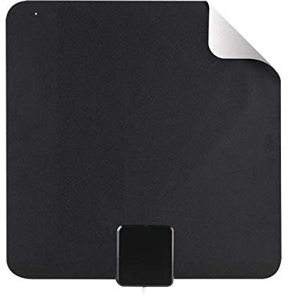 Antenna RCA sottile per interni HDTV - Antenna reversibile a film sottile con HDTV multi direzionale VHF e ricezione UHF. Gamma di 35 miglia. Supporta TV 4K/8K 1080p