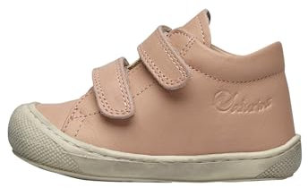 Naturino Cocoon VL-Zapatos de Piel para Primeros Pasos, Rosa Antiguo 19
