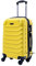 R.Leone Valigia EasyJet 45x36x20 cm Trolley Bagaglio a mano in ABS 4 Ruote (Giallo, 2026 Valigia 50x33x19,5 cm)