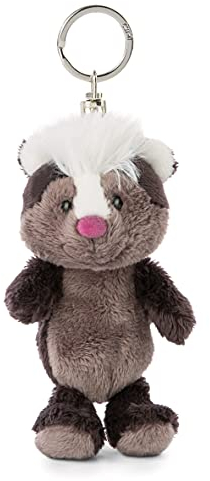 NICI Schlüsselanhänger Stinktier Chiala Skunk 10cm – Kuscheltieranhänger mit Schlüsselring für Schlüsselband, Schlüsselbund, Schlüsselhalter & Schlüsselkette – Taschenanhänger Forest Friends