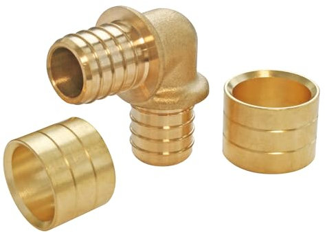 SOMATHERM FOR YOU, Raccord coudé égal à glissement pour tube PER Ø20 mm - Sachet de 2 pièces - Montage facile, résistant à la corrosion, pression max 10 bars, pour eau chaude/froide