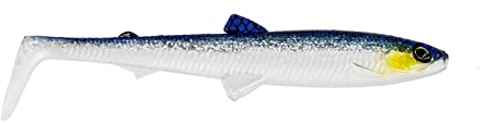Westin BullTeez Shadtail 9,5cm 7g - 2 Gummifische, Farbe:Headlight