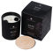Kerzenmanufaktur Hate Scented Candle Soja Wachs Kristallkerze (220g) Schwarzer Obsidian Vegane Kerze im Glas mit anregendem Duft von The Potion