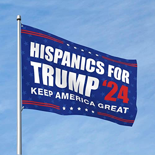 CakJuice Divertida decoración de habitación hispanos para Trump 2024 bandera retro decoración de habitación banderas divertidas (tamaño : 60 x 90 cm)