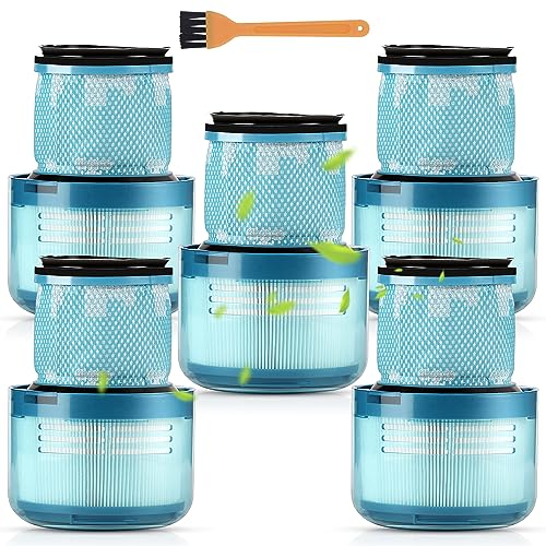 (5 Stück) Ersatzfilter für Dyson V15 Detect Complete, V15 Animal, Vakuumfilter für Dyson V11 SV14, Ersetzen Art.-Nr. 970013-02, 3-Filter-Kit, waschbar und wiederverwendbar