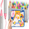 Artistro 72 Feutres Acryliques, Art Set Stylo Feutre Acrylique Double Pointe, Marqueurs Acryliques pour Tissu, Toile, Pierre, Verre, Bois, Papier, DIY, Marqueurs de Peinture, Multicolore
