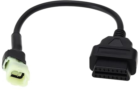 OTOTEC Motorrad-Diagnosekabel Motorrad-Adapterkabel Motorrad-OBD2-Adapterkabel 4-poliges Diagnose-Anschlusskabel Kompatibel mit Honda-Motorrädern