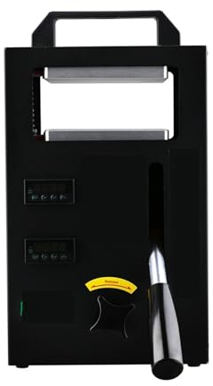 Macchina della pressa di calore, Pressa idraulica for colofonia, resina for estrazione ad alta temperatura con pressa a caldo for riscaldamento del pannello superiore e inferiore da 4 tonnellate per m