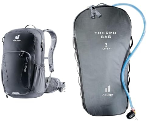 deuter Bike I 20 Fahrradrucksack & Streamer Thermo Bag 3.0 l isolierende Tasche Trinksysteme