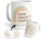 DEREGALOOS Taza Personalizada con nombre para Profesores. Tazas de Desayuno personalizada Profesores. Regalo Original para Profes. Regalos Profes Navidad. (Educar, inspirar enseñar)