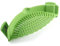 Pot Strainer Snap Strainer Silicone Food Strainers Heat Resistant Clip Multifunction Cooking Strainer Rice Colander Kitchen Gadgets Drainer Hands for Pan Universal Size(Green)