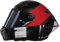 NOLAN HELMET X-804 RS COMBO GARA 351 L, Carbon/Red/Grey/Black