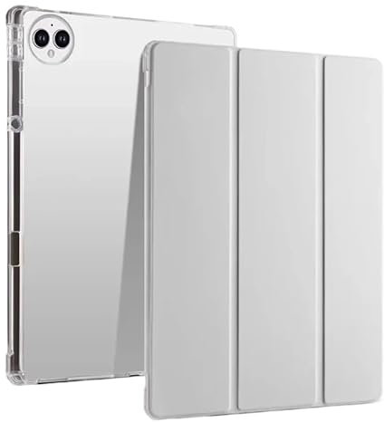 MQVQAUBST Dreifach Faltbare Tablet-Ständerhülle, geeignet for Huawei Matepad Pro 13,2 Zoll PCE-W30 Tablet-Hülle mit Stiftschlitzen(Gray)