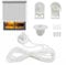 25mm Roller Blind Repair Kit Mounting Bracket with 3M Bead Chain Suitable for Curtain Rods and Rollers Blinds Bracket
