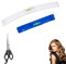 Haarschneide Hilfe Clips,Haarschneidewerkzeug Set,DIY Haarschnitt Klammern,Haare Spitzen Schneiden,Pony Schneidehilfe,Haarschneidehilfe Schablone,mit 1Schere für Spliss Entferner Gerät,Haare Schneiden