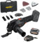 Witlight Cordless Multitool Compatible with Dewalt 18V Batteries, 4Ah Battery & Mellif Charger Included, 6 - Speed Adjustable, Cordless Oscillating Tool