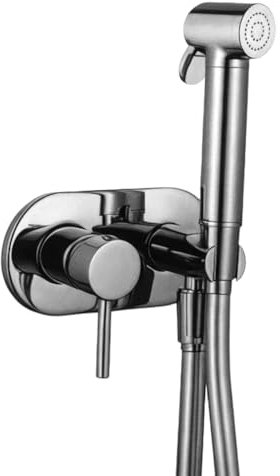 Set miscelatore ad incasso tondo con doccetta wc